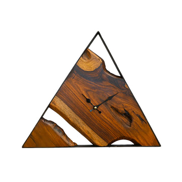 Triwood Edge Clock