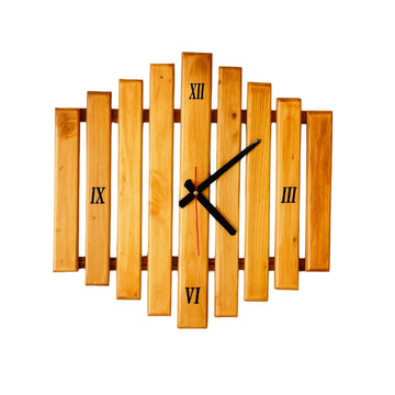 Classic Roman Wooden Clock
