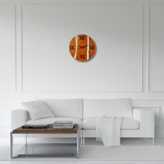 Rustic Roman Wall Clock